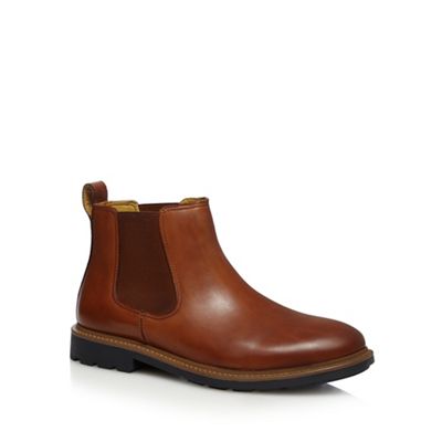 Steptronic Tan 'Lord' Chelsea boots